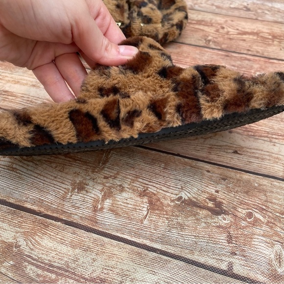 Bebe Fanny Womens Faux Fur Footbed Slide Sandals size 7 - Picture 8 of 15